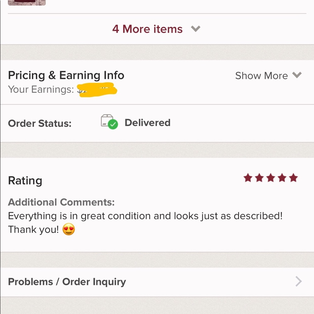 Very happy that people are enjoying my items! :) - Picture 4 of 5